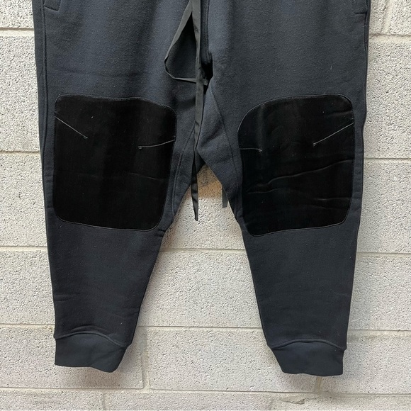 Nahmias Black Silk Trim Sweatpants - Picture 2 of 6